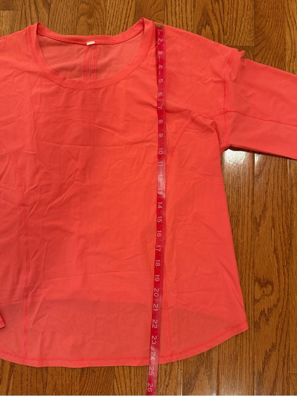 lululemon athletica Hot Pink Long Sleeve Athletic Tee - Picture 5 of 7